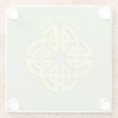 ケルトのオールオーバープリント ガラスコースター (裏面)