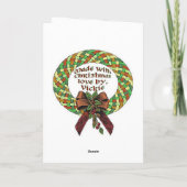 ケルトのクリスマスカード シーズンカード (裏面)