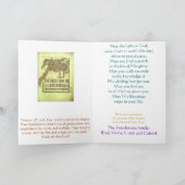 ケルトのクリスマスカード シーズンカード (内部)