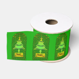 ケルトのクリスマスツリーリボン グログランリボン