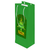 ケルトのクリスマスツリー ワインギフトバッグ (裏面アングル)