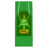 ケルトのクリスマスツリー ワインギフトバッグ (裏面)