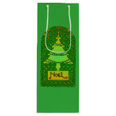 ケルトのクリスマスツリー ワインギフトバッグ (正面)