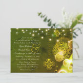 ケルトのクローバーとストリングラ結婚イト 招待状 (スタンド正面)