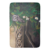 ケルトのグリーンマン バスマット (正面縦)