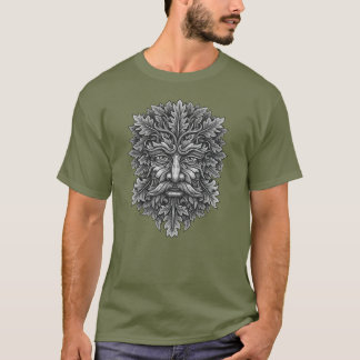 ケルトのグリーンマン Tシャツ