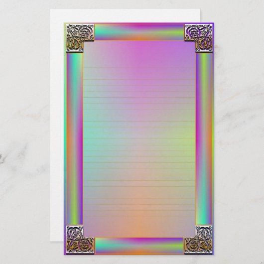 「ケルトのコーナーワン」の素晴らし文房具 便箋 (正面/裏面)