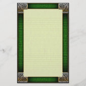 「ケルトのコーナー六」の素晴らし文房具 便箋 (正面)