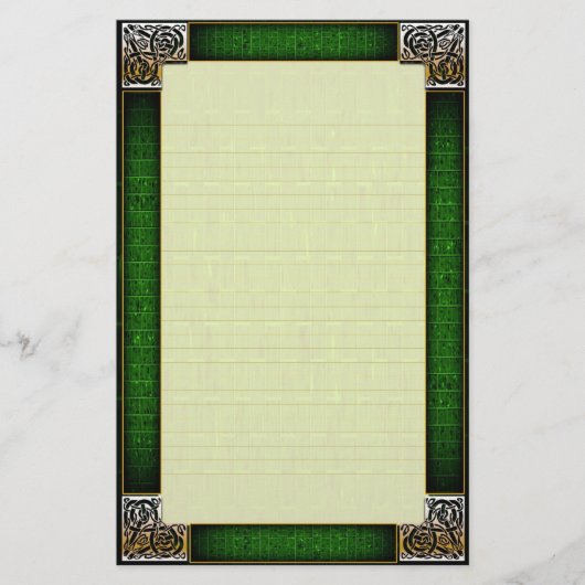 「ケルトのコーナー六」の素晴らし文房具 便箋 (正面)