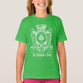ケルトのシャムロッククレスト聖パトリックの日 Tシャツ