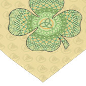 ケルトのシャムロックテーブルランナー ショートテーブルランナー (コーナー)