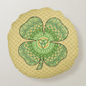 ケルトのシャムロックラウンドピロー ラウンドクッション (裏面)