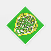 ケルトのシンボルプリント スタンダードランチョンナプキン (角)