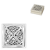 ケルトのスクエアノットアートスタンプ ラバースタンプ (押印)