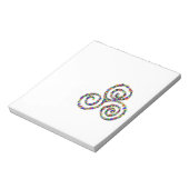 ケルトのトリスケオン強度 ノートパッド (回転)