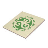 ケルトのトリスケオン&シャムロック タイル (側面)