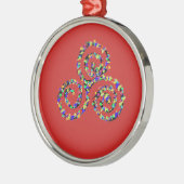 ケルトのトリスケリオンの力 メタルオーナメント (左)