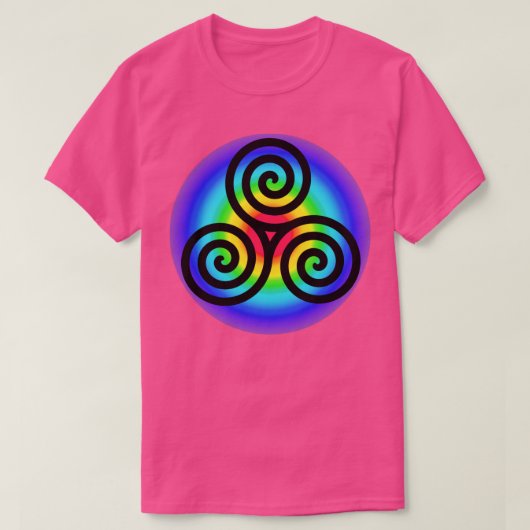 ケルトのトリスケレ Tシャツ (デザイン正面)