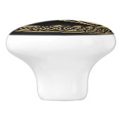 ケルトのトリプルスパイラル セラミックノブ (側面)