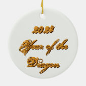 ケルトのドラゴンビースト セラミックオーナメント (裏面)