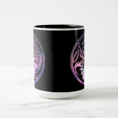 ケルトのドラゴンラウンドコーヒーマグ ツートーンマグカップ (中央)