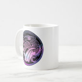 ケルトのドラゴン・ラウンド コーヒーマグカップ (正面左)