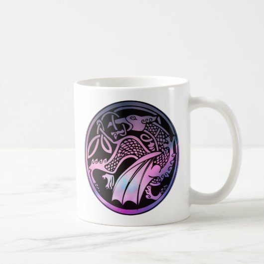 ケルトのドラゴン・ラウンド コーヒーマグカップ (右)