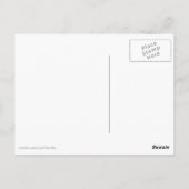 ケルトのハートのポストカード - 赤い背景 ポストカード (裏面)