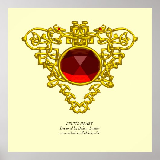 ケルトのハート ポスター (正面)