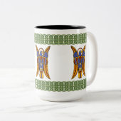 ケルトのワシ ツートーンマグカップ (正面右)