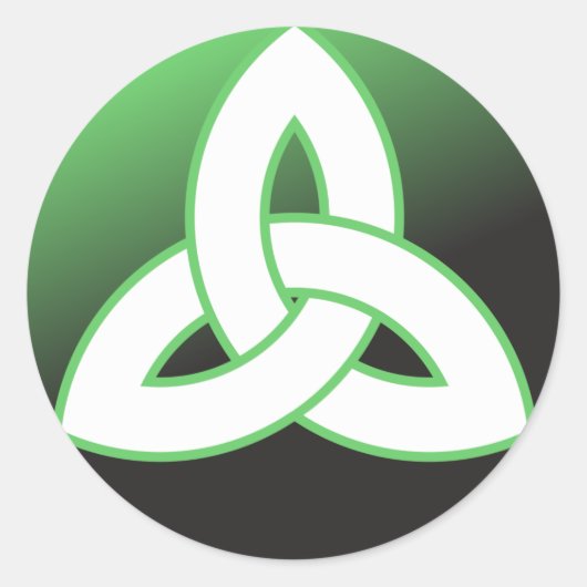 ケルトの三位一体の結び目 ラウンドシール (正面)