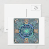 ケルトの世界の目 ポストカード (正面/裏面)