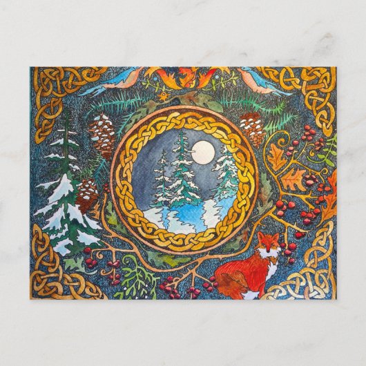 ケルトの冬 ポストカード (正面)
