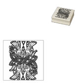 ケルトの動物のイラストレーションスタンプ ラバースタンプ (押印)