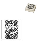 ケルトの動物のイラストレーションスタンプ ラバースタンプ (押印)