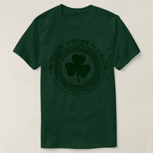 ケルトの古代秩序 Tシャツ (デザイン正面)
