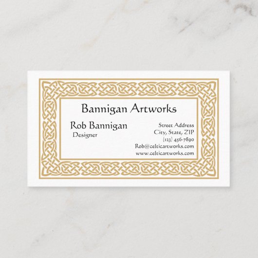 ケルトの名刺 名刺 (裏面)