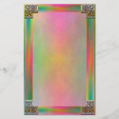 「ケルトの四隅」が並素晴らしんだ文房具 便箋 (正面)