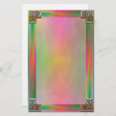 「ケルトの四隅」が並素晴らしんだ文房具 便箋 (正面/裏面)