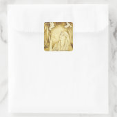 ケルトの女神ステッカー スクエアシール (バッグ)