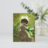 ケルトの妖精のはがき ポストカード (スタンド正面)