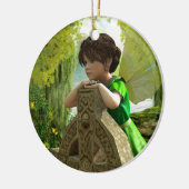 ケルトの妖精 セラミックオーナメント (左)