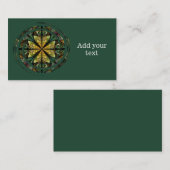 ケルトの旅抽象芸術 名刺 (正面/裏面)