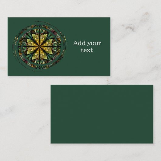 ケルトの旅抽象芸術 名刺 (正面/裏面)