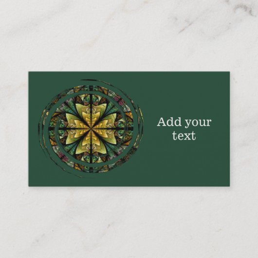 ケルトの旅抽象芸術 名刺 (正面)
