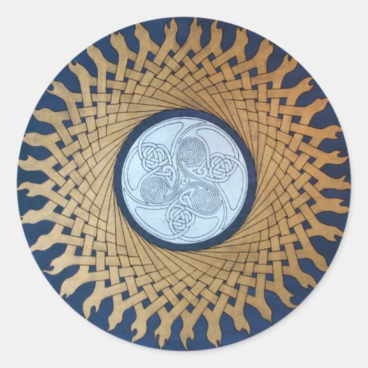 ケルトの月 ラウンドシール (正面)