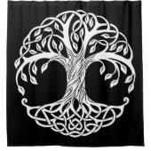 ケルトの木のシャワーカーテン シャワーカーテン (正面)