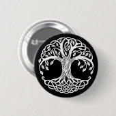ケルトの木のボタン 缶バッジ (正面&裏面)