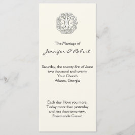 ケルトの木の生命結婚式 プログラム