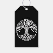 ケルトの木の贈り物ラベル ギフトタグ (正面)